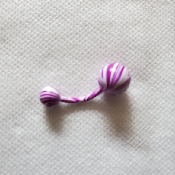 NEW!!! SURGICAL STEEL BELLY BUTTON RINGS - Picture 2 of 10